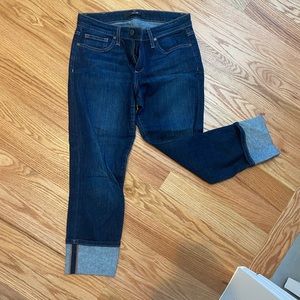 Joes jeans cropped denim size 28